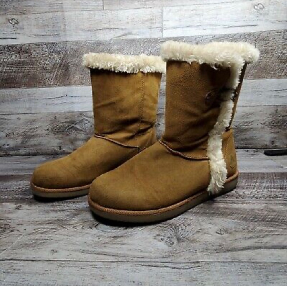 Airwalk Brown Boho Ugg Boots, Size 8